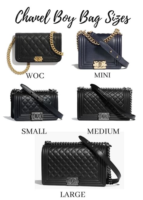 chanel boy bag size comparison|chanel boy bag large.